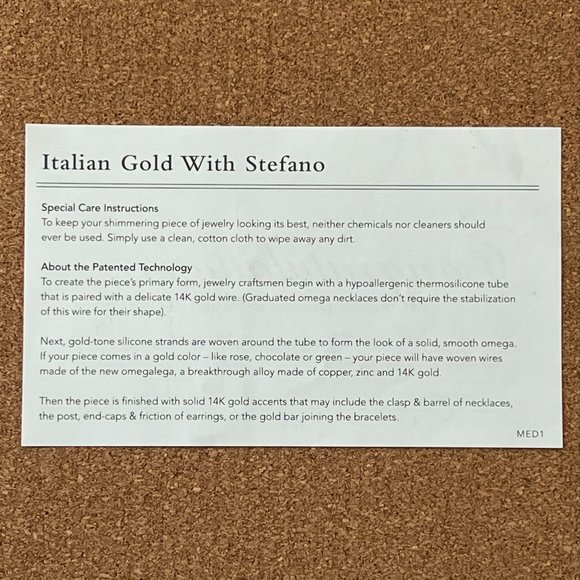 ❤️NEW❤️ 14K ITALIAN GOLD 36 Strands Necklace Oro Mesh Weave Silicone Wrapped - Picture 11 of 11